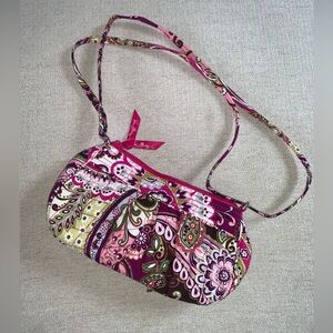 Vera Bradley Floral Crossbody Very Berry Paisley Frannie Bag